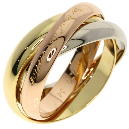 CARTIER Trinity #54 Ring K18 Yellow Gold 18K Pink GoldLadies [Used]
