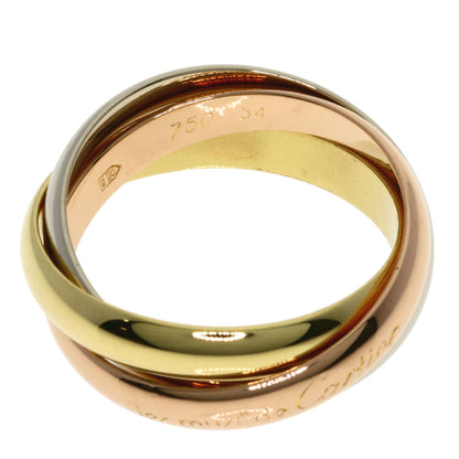CARTIER Trinity #54 Ring K18 Yellow Gold 18K Pink GoldLadies [Used]