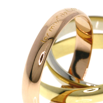 CARTIER Trinity #54 Ring K18 Yellow Gold 18K Pink GoldLadies [Used]