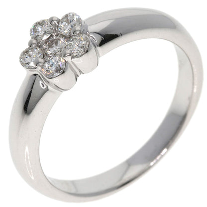 Ponte Vecchio Flower Diamond Ring K18 White Gold Ladies [Used]