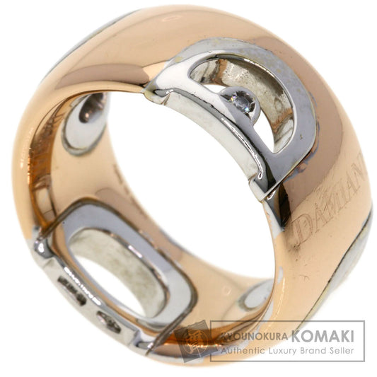 Damiani D Icon Diamond Ring K18 Pink Gold K18 White GoldLadies [Used]