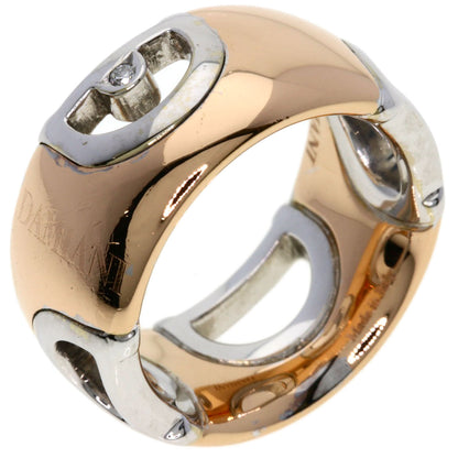 Damiani D Icon Diamond Ring K18 Pink Gold K18 White GoldLadies [Used]