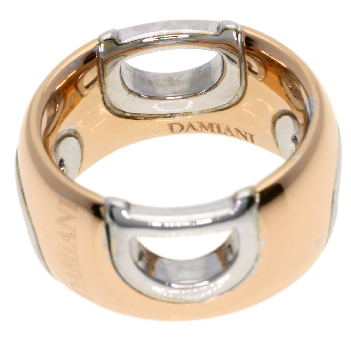 Damiani D Icon Diamond Ring K18 Pink Gold K18 White GoldLadies [Used]