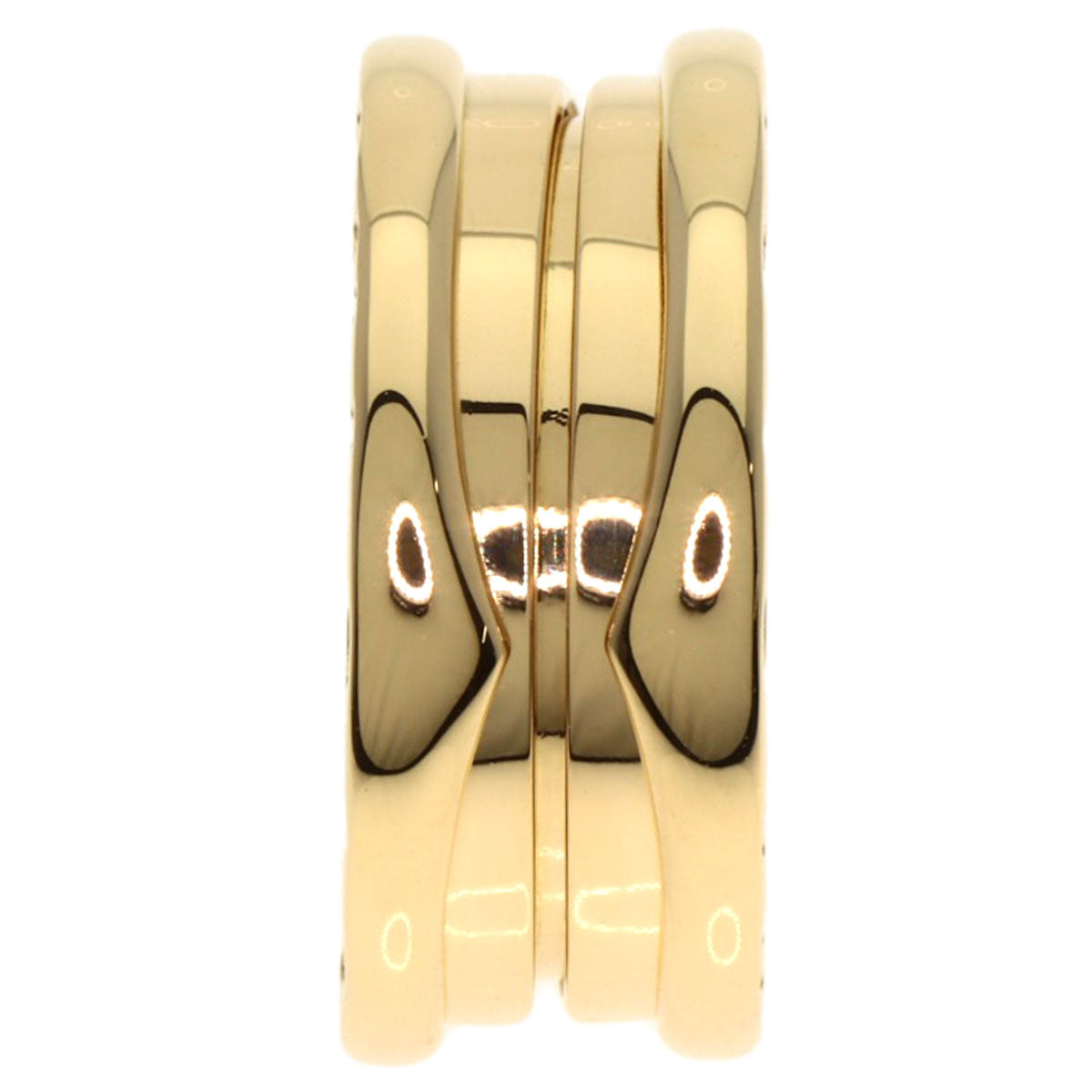 BVLGARI B.zero1 3 bands #50 Ring K18 Yellow Gold Ladies [Used]