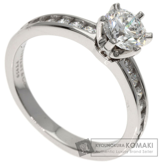 TIFFANY&Co. Solitaire Diamond Ring Platinum PT950 Ladies [Used]