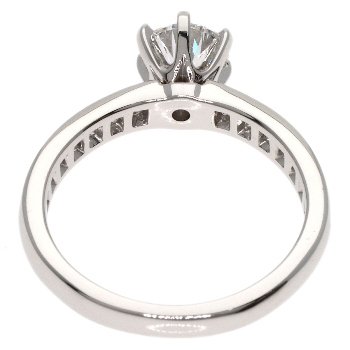 TIFFANY&Co. Solitaire Diamond Ring Platinum PT950 Ladies [Used]