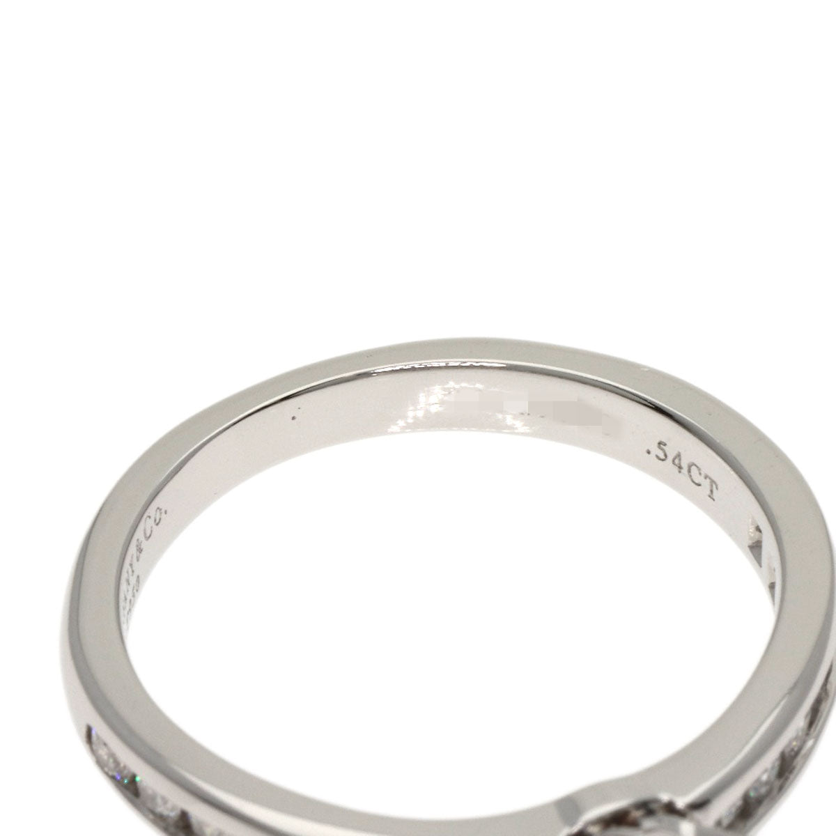 TIFFANY&Co. Solitaire Diamond Ring Platinum PT950 Ladies [Used]