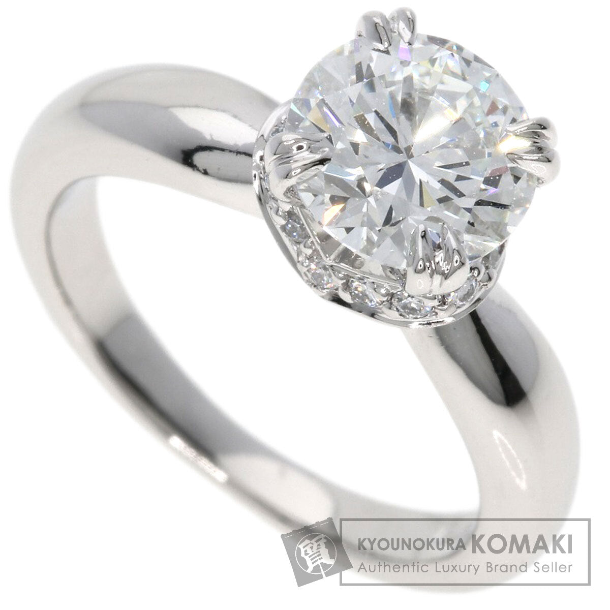 ハリーウィンストン ダイヤモンド F-VS1-3EX リング・指輪 プラチナPT950 レディース 【中古】【HARRY WINSTON】