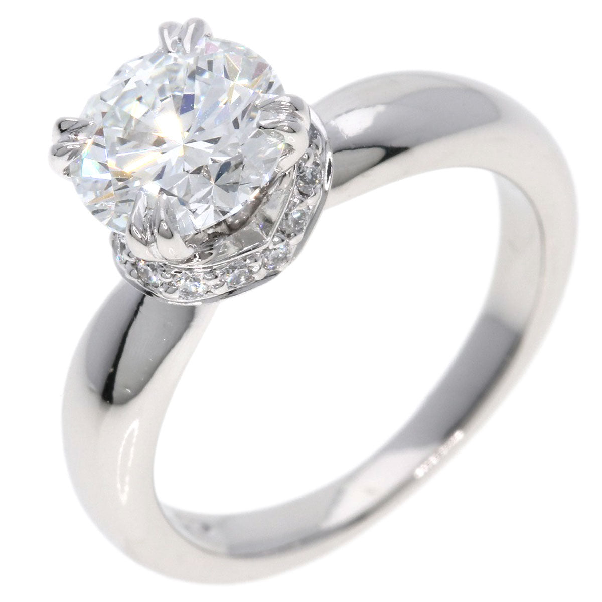 ハリーウィンストン ダイヤモンド F-VS1-3EX リング・指輪 プラチナPT950 レディース 【中古】【HARRY WINSTON】