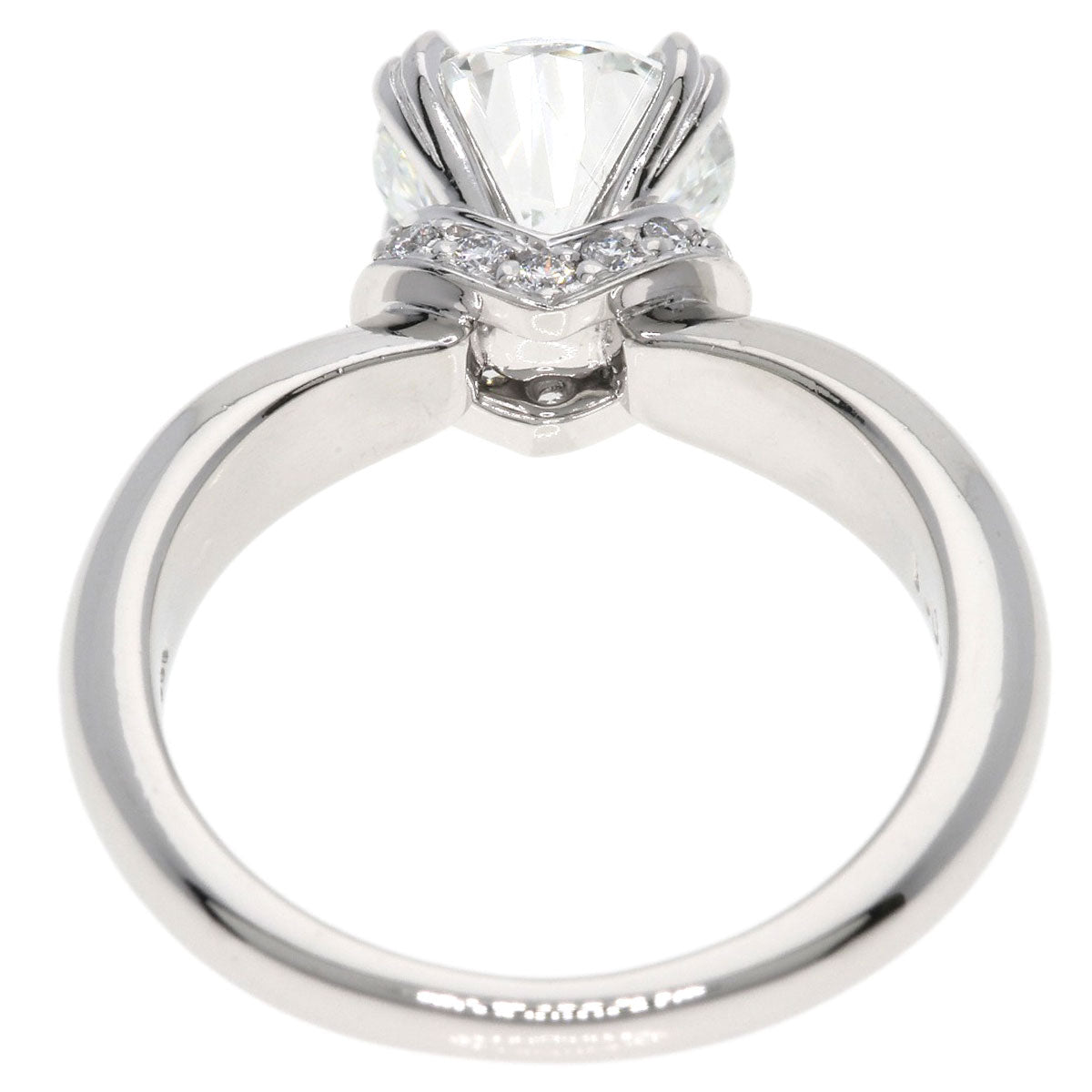 ハリーウィンストン ダイヤモンド F-VS1-3EX リング・指輪 プラチナPT950 レディース 【中古】【HARRY WINSTON】