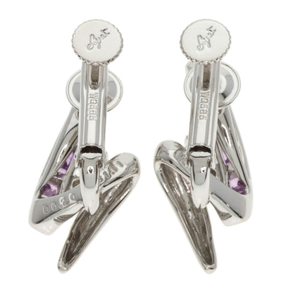 Jeunet Sapphire Diamond Earring K18 White Gold K14WGLadies [Used]