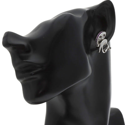 Jeunet Sapphire Diamond Earring K18 White Gold K14WGLadies [Used]