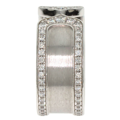 CARTIER C2 LM Edge Diamond #50 Ring K18 White Gold Ladies [Used]