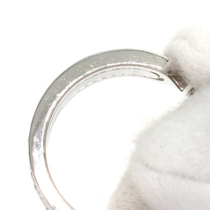CARTIER C2 LM Edge Diamond #50 Ring K18 White Gold Ladies [Used]
