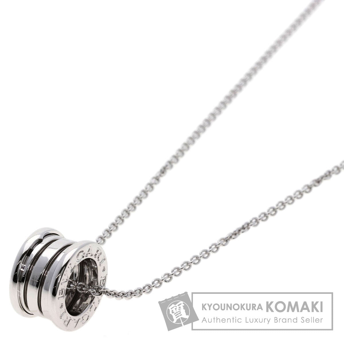 BVLGARI B.zero1 Necklace K18 White Gold Ladies [Used]