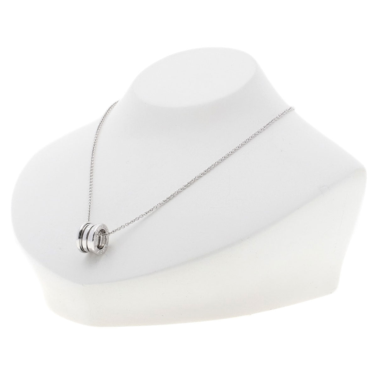 BVLGARI B.zero1 Necklace K18 White Gold Ladies [Used]
