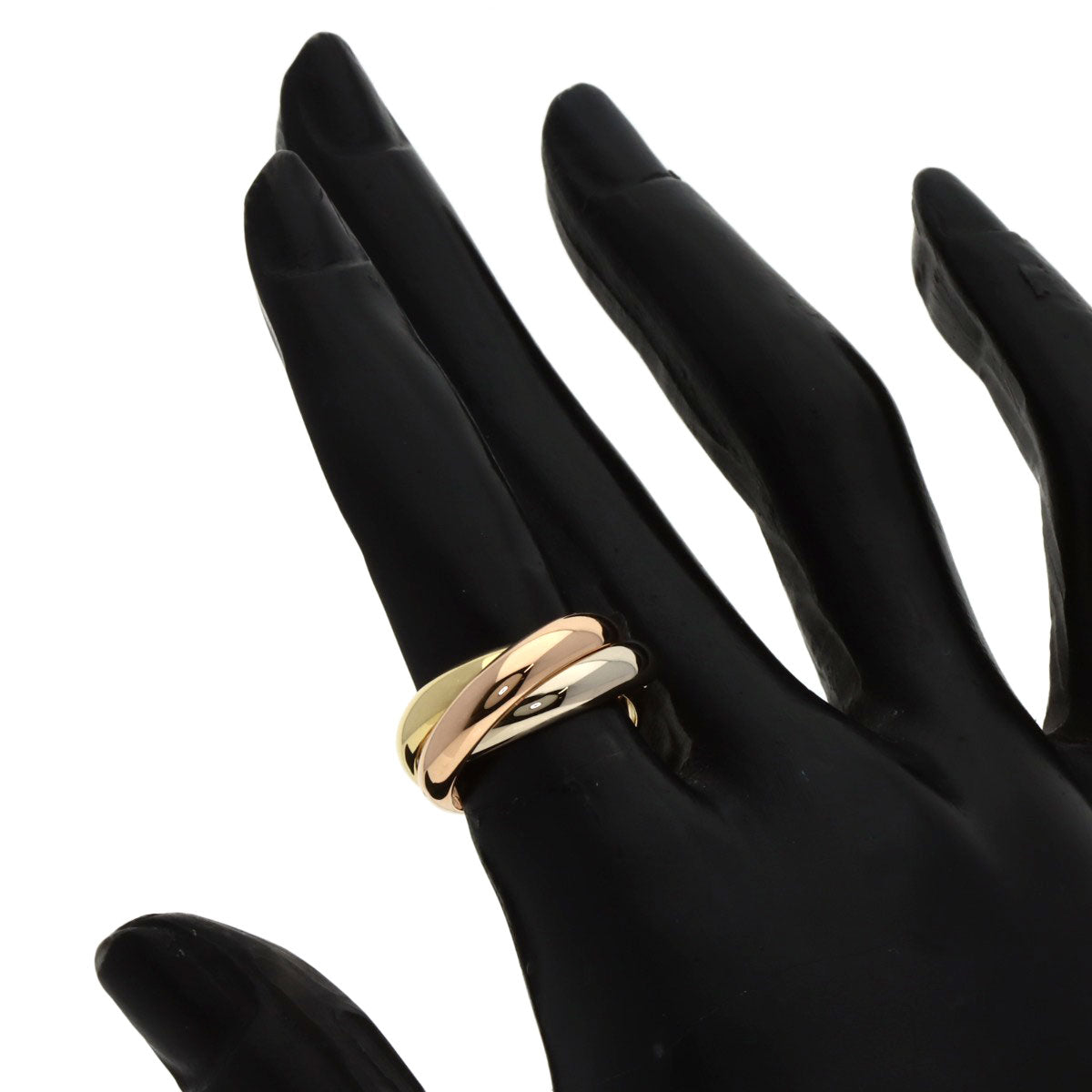 CARTIER Trinity MM #47 Ring K18 Yellow Gold K18 White GoldLadies [Used]