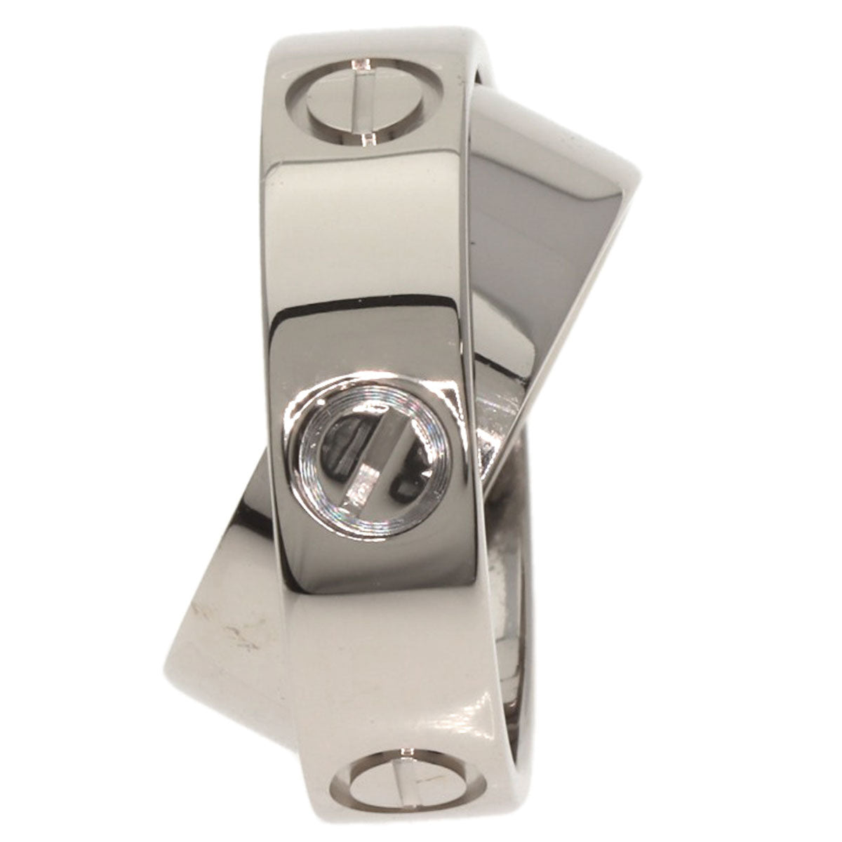 CARTIER Secret Love #48 Ring K18 White Gold Ladies [Used]