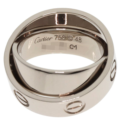 CARTIER Secret Love #48 Ring K18 White Gold Ladies [Used]