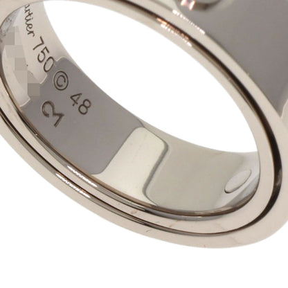 CARTIER Secret Love #48 Ring K18 White Gold Ladies [Used]