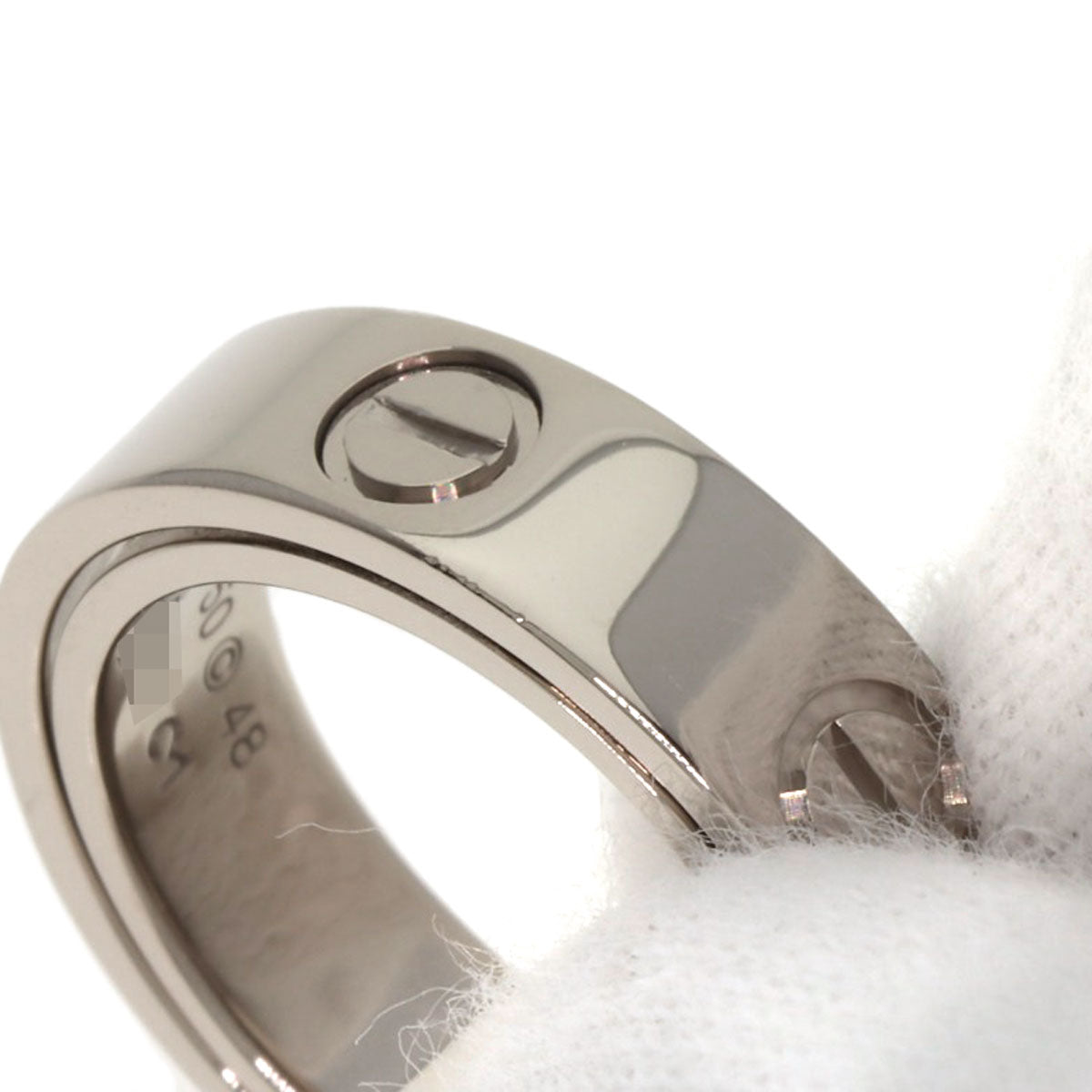 CARTIER Secret Love #48 Ring K18 White Gold Ladies [Used]