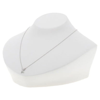 TIFFANY&Co. Kiss Diamond Necklace Platinum PT950 Ladies [Used]