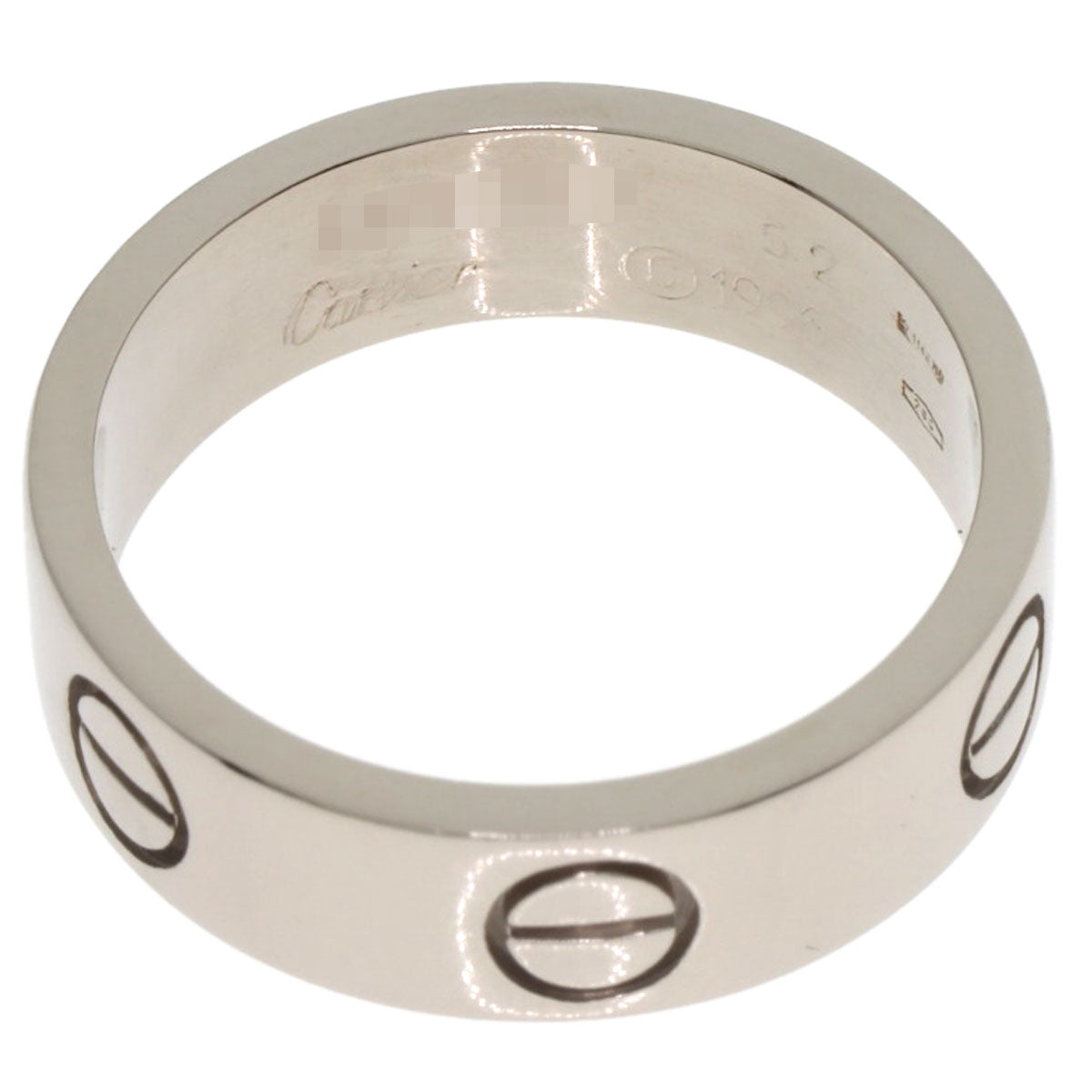 CARTIER love ring #52 Ring K18 White Gold Ladies [Used] – Kyounokura Japan