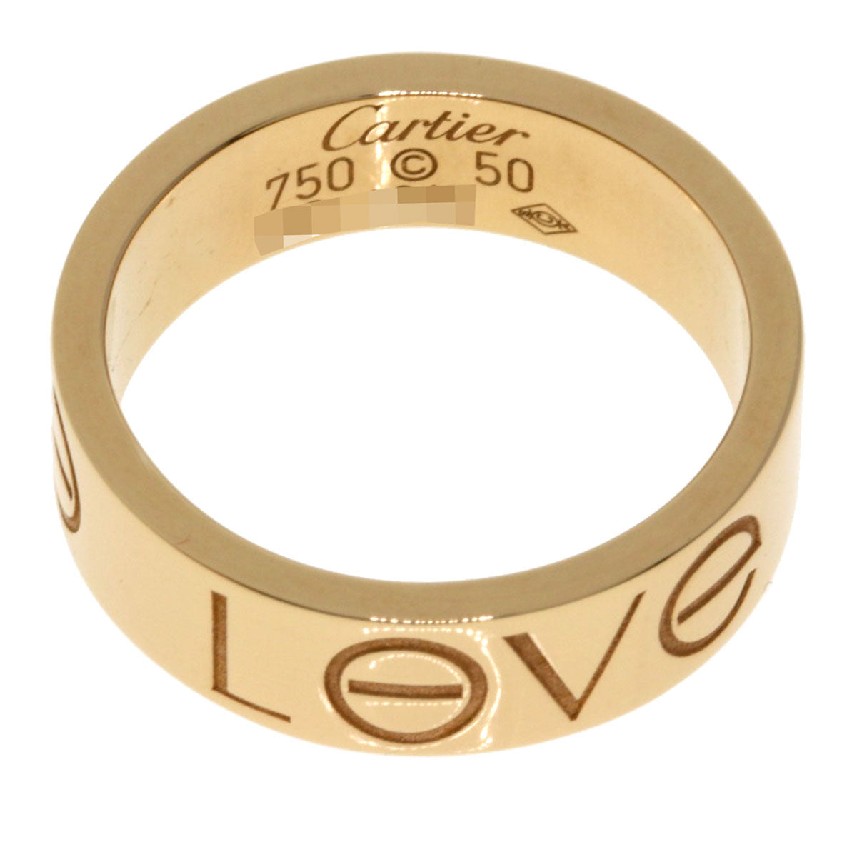 CARTIER love ring #50 2006 limited Ring K18 Pink Gold Ladies