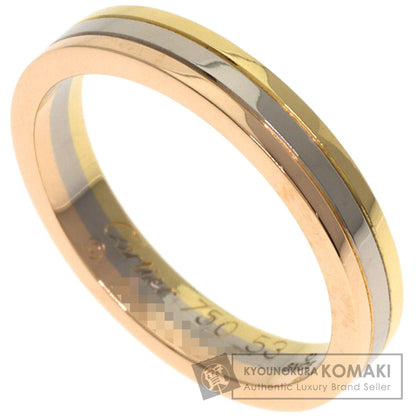CARTIER Three colors # 53 Ring K18 Yellow Gold K18 White GoldLadies [Used]