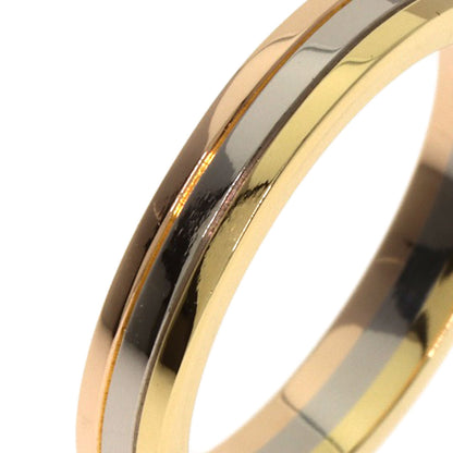CARTIER Three colors # 53 Ring K18 Yellow Gold K18 White GoldLadies [Used]