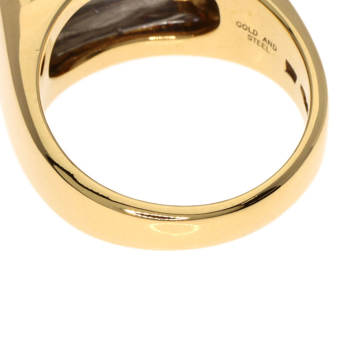 BVLGARI Tromket Ring K18 Yellow Gold Stainless SteelLadies [Used]