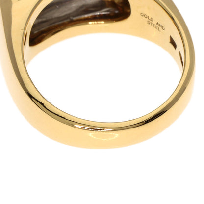 BVLGARI Tromket Ring K18 Yellow Gold Stainless SteelLadies [Used]