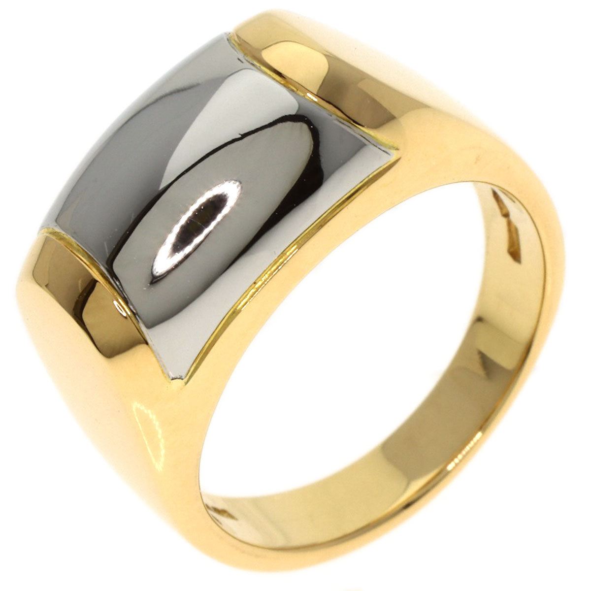 BVLGARI Tromket Ring K18 Yellow Gold Stainless SteelLadies [Used]