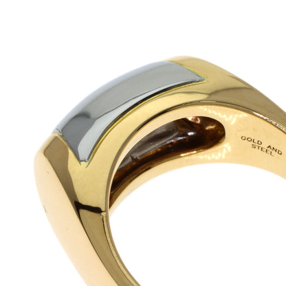 BVLGARI Tromket Ring K18 Yellow Gold Stainless SteelLadies [Used]