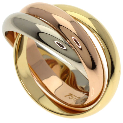 CARTIER Trinity MM #50 Ring K18 Yellow Gold K18 White GoldLadies [Used]