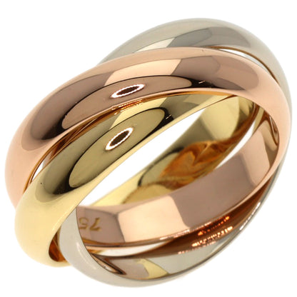 CARTIER Trinity MM #50 Ring K18 Yellow Gold K18 White GoldLadies [Used]
