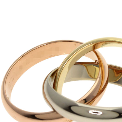 CARTIER Trinity MM #50 Ring K18 Yellow Gold K18 White GoldLadies [Used]