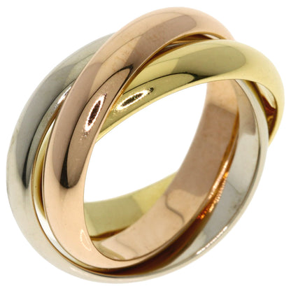 CARTIER Trinity MM #50 Ring K18 Yellow Gold 18K Pink GoldLadies [Used]