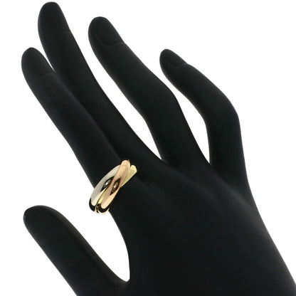 CARTIER Trinity MM #50 Ring K18 Yellow Gold 18K Pink GoldLadies [Used]
