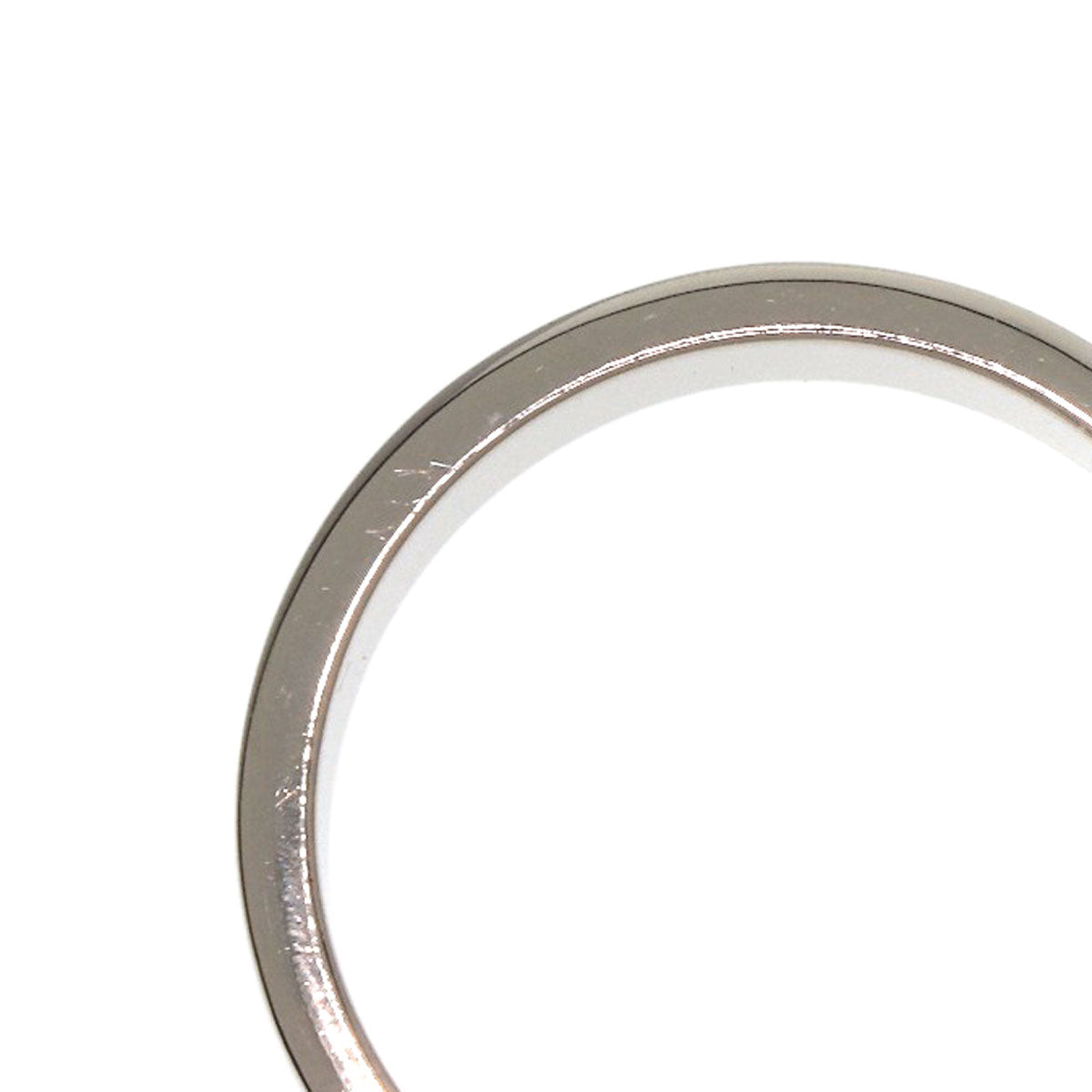 CARTIER love ring #50 Ring K18 White Gold Ladies [Used]