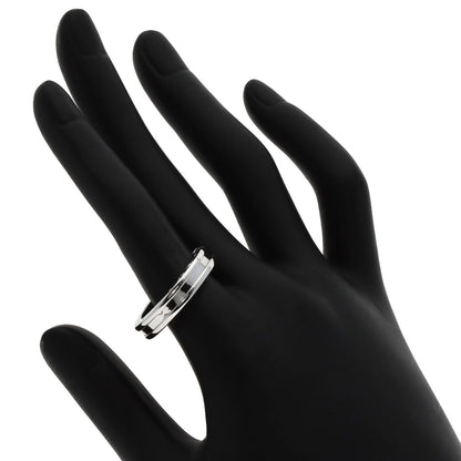BVLGARI B.zero1 1 Band #57 Ring K18 White Gold Ladies [Used]