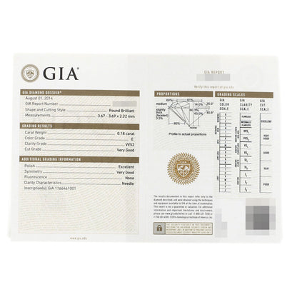 CARTIER Solitaire DiamondE-VVS2-VG Necklace K18 White Gold Ladies [Used]