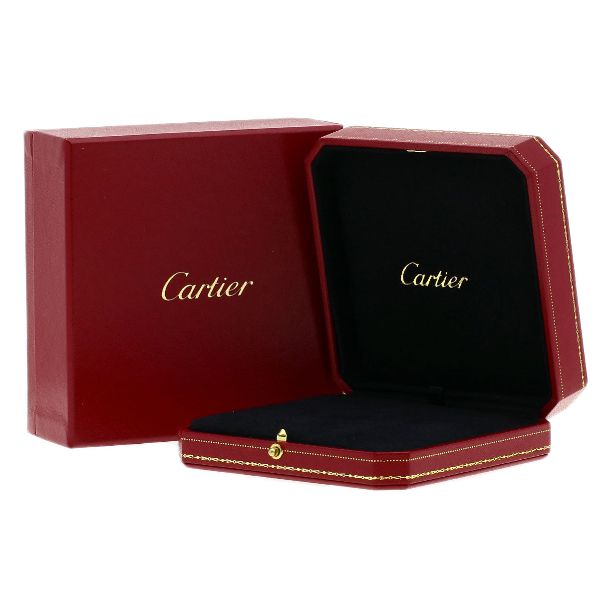 CARTIER Solitaire DiamondE-VVS2-VG Necklace K18 White Gold Ladies [Used]