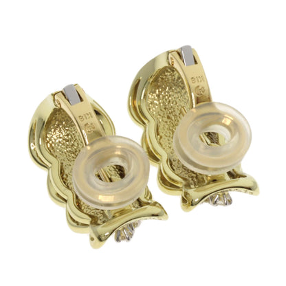 TASAKI Diamond earring 2WAY earring K18 Yellow Gold PT900Ladies [Used]