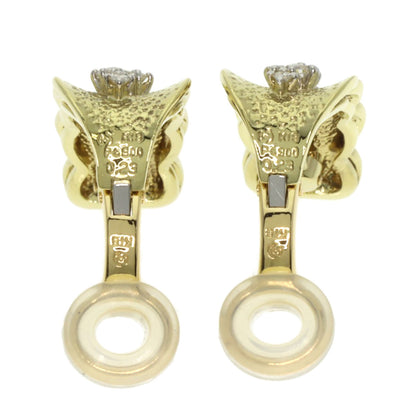 TASAKI Diamond earring 2WAY earring K18 Yellow Gold PT900Ladies [Used]