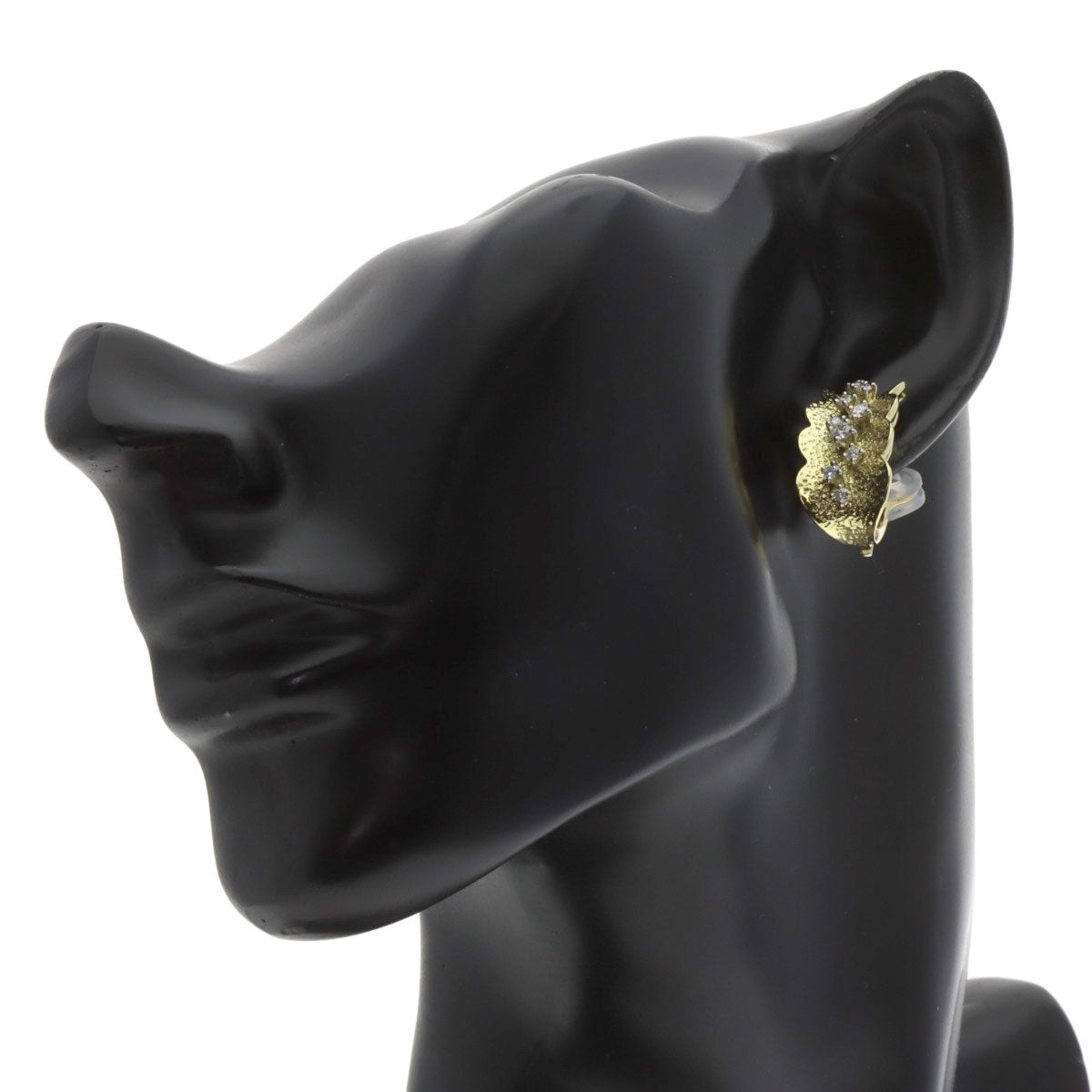 TASAKI Diamond earring 2WAY earring K18 Yellow Gold PT900Ladies [Used]