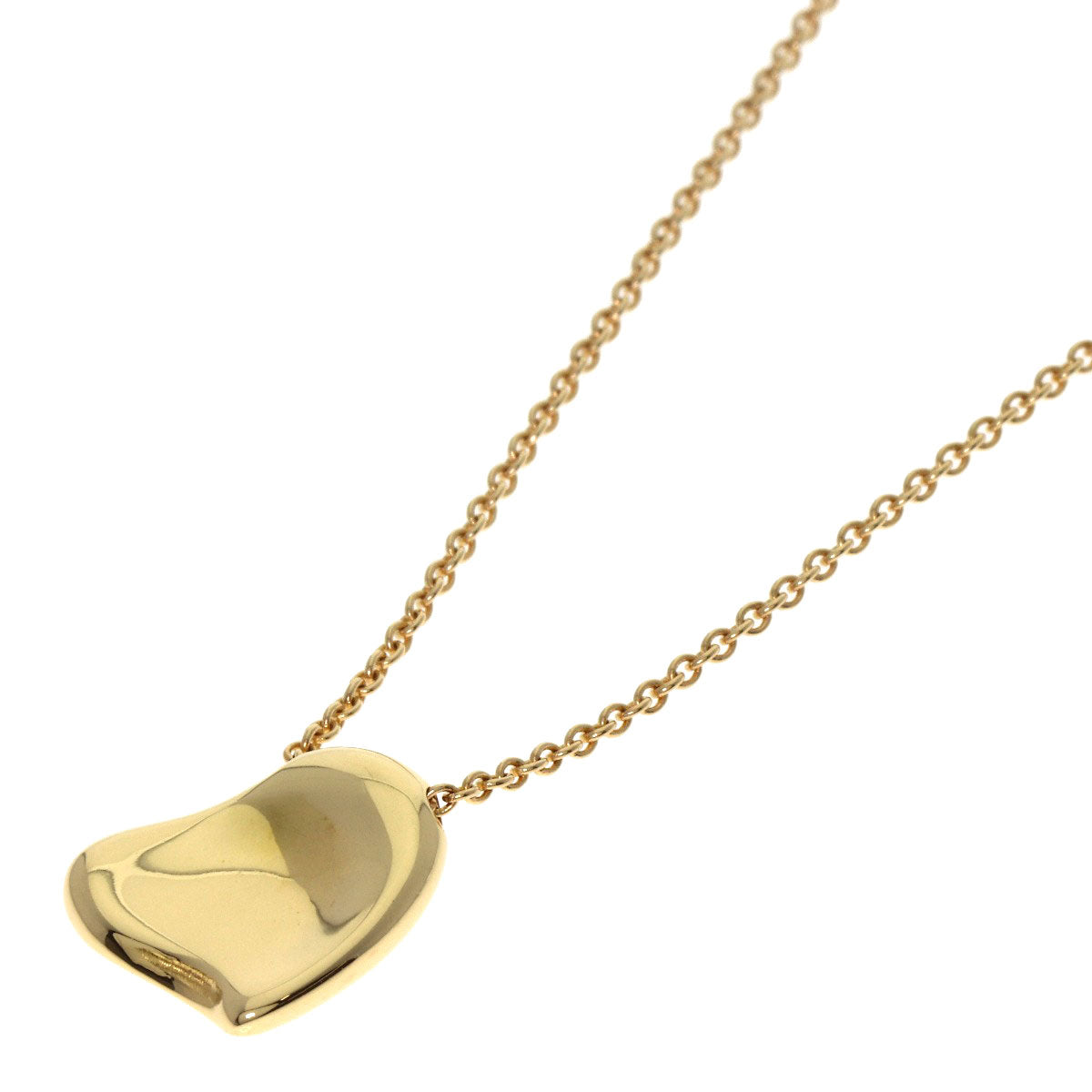 TIFFANY&Co. Full heart Necklace K18 Yellow Gold Ladies [Used]