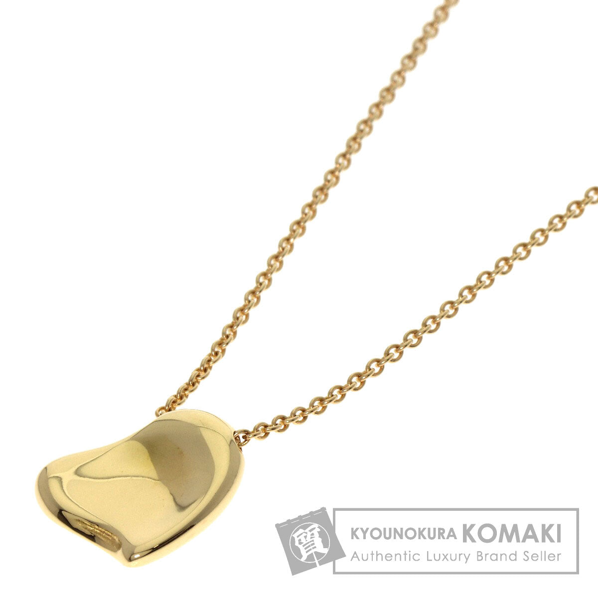 TIFFANY&Co. Full heart Necklace K18 Yellow Gold Ladies [Used]