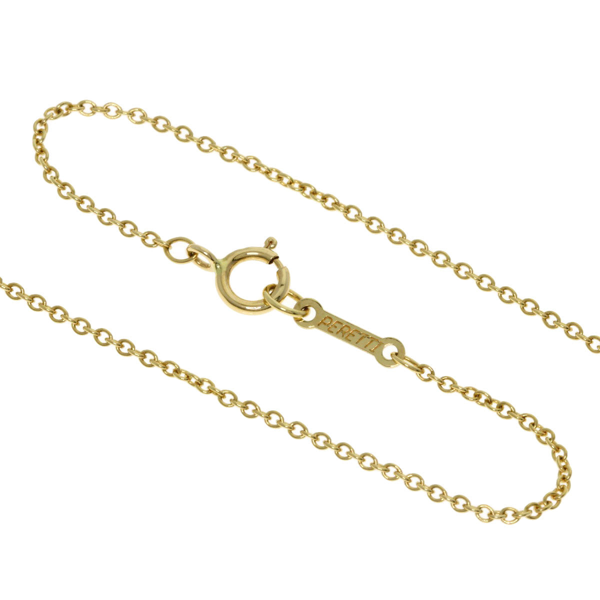 TIFFANY&Co. Open heart Necklace K18 Yellow Gold Ladies [Used]