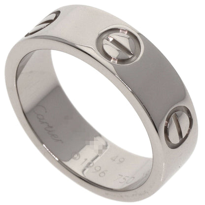 CARTIER love ring #49 Ring K18 White Gold Ladies [Used]